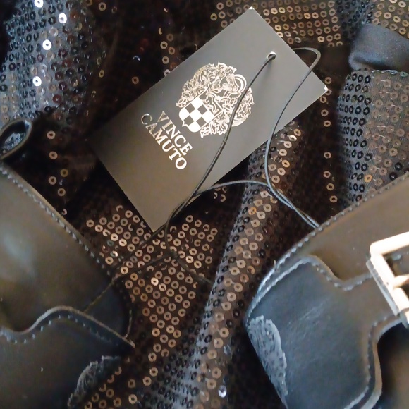 Vince Camuto Toddler Girls Comfy Lace-Up Combat Boots with Rhinestones Size 7 - Picture 3 of 5